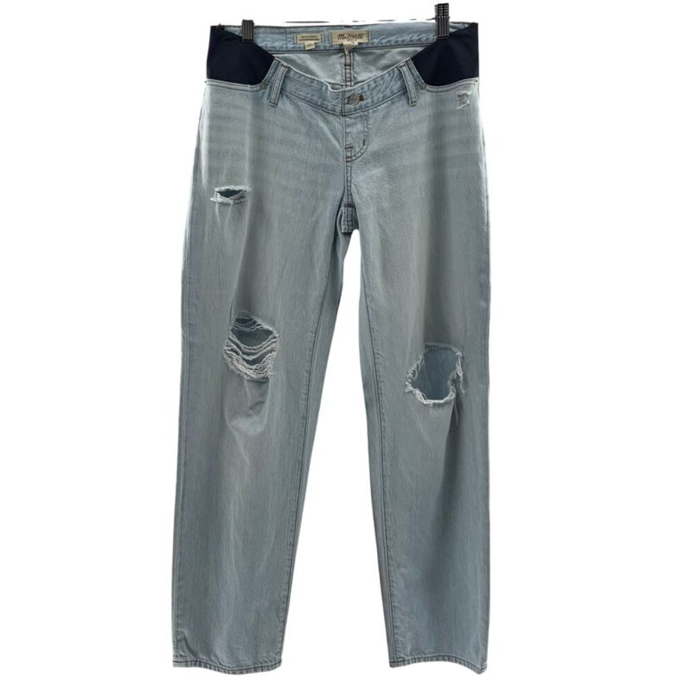 Madewell Women Maternity Slouchy Boy Jeans Blue 25